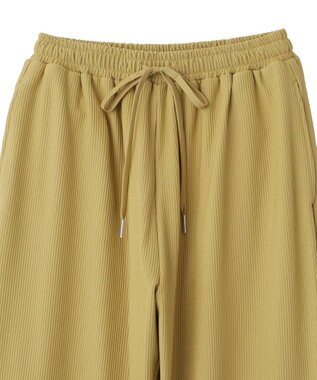 Green Parks セルフカットリブパンツ Green