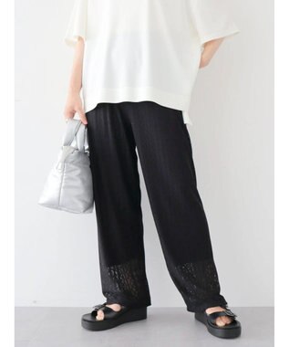 Green Parks レースパンツ Black