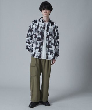 WEGO アムンゼンパターンBIGシャツ 柄1