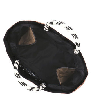 LeSportsac MEDIUM 2 WAY TOTE/ジェットブラック/プロビンシャル ジェットブラック/プロビンシャル