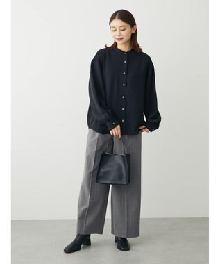 Green Parks ・ＥＬＥＮＣＡＲＥ　ＤＵＥ　バックプリーツブラウス Black