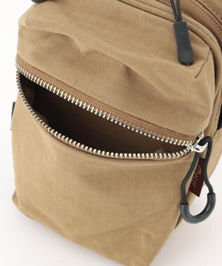 UNBILLION Otias N/CコーデュラRIP　ナイロン/コットンショルダーバッグ ブラウン