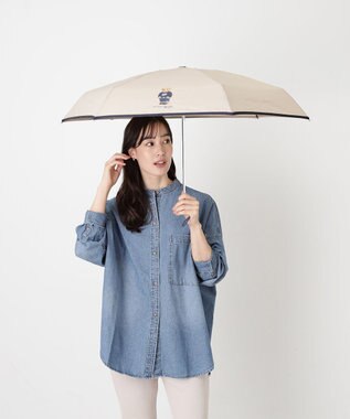 MOONBAT POLO RALPH LAUREN(ポロ ラルフローレン)FLAG BEAR 無地 5段折りたたみ傘 簡単開閉