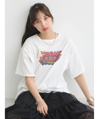 earth music&ecology ウ゛ィンテージライクツアーＴｅｅ Off White