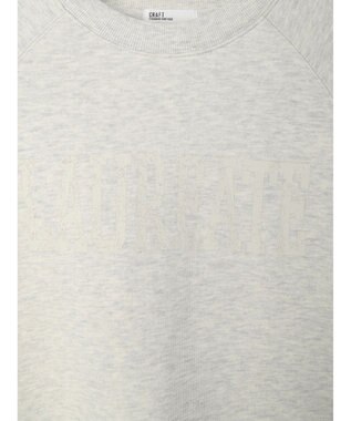 CRAFT STANDARD BOUTIQUE プリント裏毛ビッグプルオーバー Oatmeal