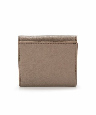 TOPKAPI 【TOPKAPI】gemdrops ジェムドロップ ミニエンボスレザー 天然石 二つ折り 財布 ミディアムグレー