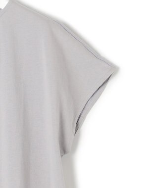 J.PRESS YORK STREET 【WOMEN】バックファブリックコンビ　プルオーバー ライトグレー系