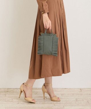 ROOTOTE 0653【直営店限定:ミニショルダー】ベビールー.フリル-A 02：パセリ