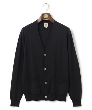J.PRESS MEN ハイゲージ ニット カーディガン グレー系