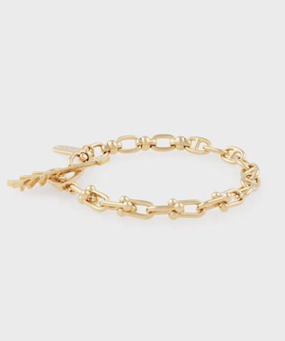 Paul Smith ハートミックスチェーン ブレスレット ゴールド