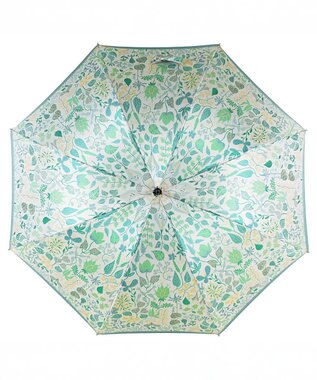 槇田商店 <新柄登場>Stig Lindberg HERBARIUM BRIGHT ライムグリーン 長傘 ライム