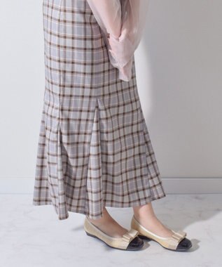 Bridget Birkin ＜2E＞【Bridget Birkin Walk】グログランリボン切替ウォーキングパンプス ベージュコンビ