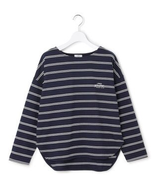 J.PRESS YORK STREET 【WOMEN】ボーダードルマンスリーブ バスクシャツ