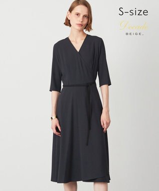 S-size】CINDY / カシュクールワンピース / BEIGE, | ファッション通販  