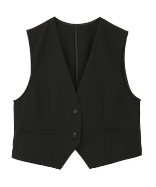 AMERICAN HOLIC ショート丈ベスト Black