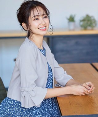 洗える 大人可愛い袖口リボン付きフレアボレロ Tiaclasse ファッション通販 公式通販 オンワード クローゼット 洗える 大人可愛い袖口リボン付きフレアボレロ Tiaclasse ファッション通販 公式通販 オンワード クローゼット