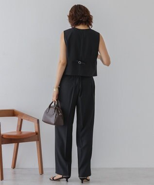 AMERICAN HOLIC ショート丈ベスト Black