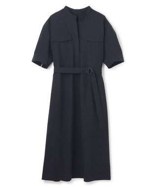 UNFILO L FINE MOVE サッシュワンピース [WEB限定]ネイビー