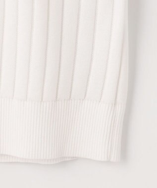 JOSEPH ABBOUD 【清涼感/ストレッチ/洗える】クールスキン ニット ポロ ホワイト系