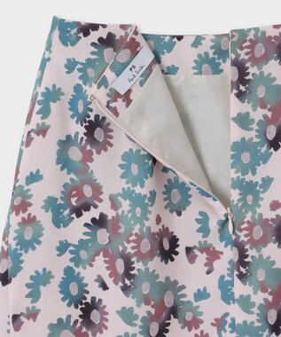 Paul Smith Chamomile Floral セミフレア スカート ライトピンク