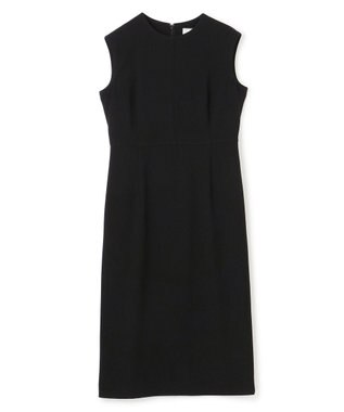BEIGE， 【セットアップ対応】CINDY / 配色ライン クルーネックドレス Black x Black