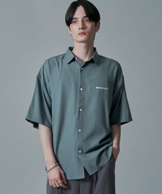 WEGO 【速乾/しわになりにくい/MLサイズ展開】アムンゼンワンポイントBIGシャツ（SS）