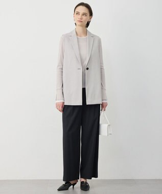 ICB L セミシアーテレコ レイヤード風カットソー トープ