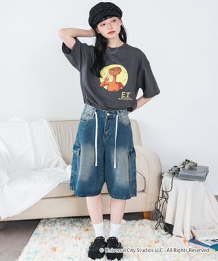 WEGO 【ミニオン / E.T. / バック・トゥ・ザ・フューチャー / デロリアン/ユニセックス着用ITEM/SMLサイズ展開】キャラクターズグラフィックT3（SS） 柄2