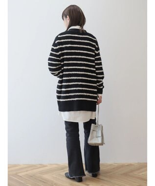 AMERICAN HOLIC モノトーンＶネックニットカーディガン Border