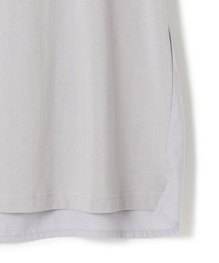 J.PRESS YORK STREET 【WOMEN】バックファブリックコンビ　プルオーバー ライトグレー系