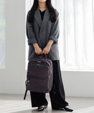 ACE BAGS & LUGGAGE 【雑誌掲載】 ace. ラプリム リュック レディースビジネス B4 15.6インチサイズ 68802 エース チャコール