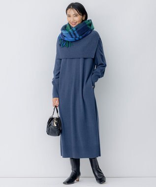 23区 メタルハンドル ショルダー バッグ ブラック系