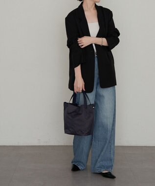 russet ナイロンジャガード2WAYミニトートバッグ(SF-260) Purple/BR