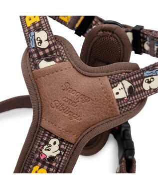 PET PARADISE スヌーピー アクティブハーネス 《兄弟柄》 Ｓ 小型犬 ブラウン