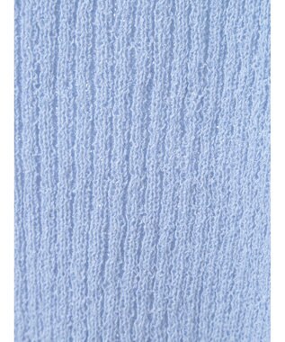 earth music&ecology バイカラーＶネックカーディガン Light Blue