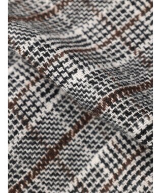 AMERICAN HOLIC ツイードタックワイドパンツ Glen Check