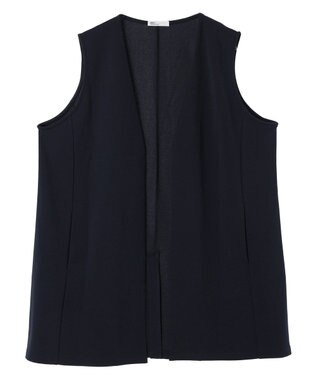 CRAFT STANDARD BOUTIQUE ジョーゼットロングジレ Navy