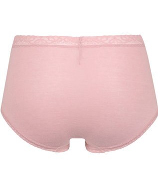 Wing ショーツ 綿混(身生地部) やさしい肌あたり 【デイリーフィット やわらかコットン】 はきこみ丈ふかめ EC3230 ウイング／ワコール ロマンピンク