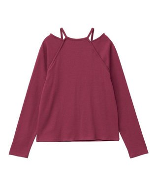 Green Parks ・ＳＵＧＡＲ　ＳＰＯＯＮ　レイヤードライクリブロンＴＥＥ Bordeaux