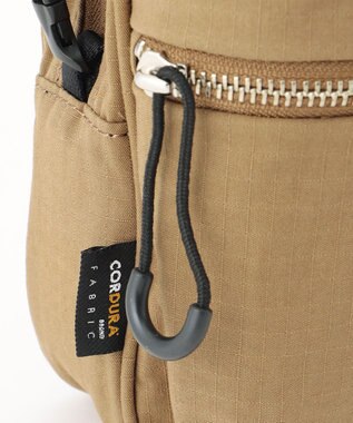 UNBILLION Otias N/CコーデュラRIP　ナイロン/コットンショルダーバッグ ブラウン