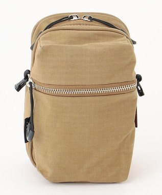 UNBILLION Otias N/CコーデュラRIP　ナイロン/コットンショルダーバッグ ブラウン