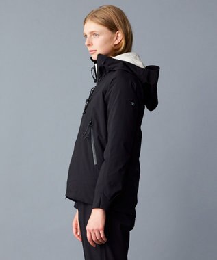 JOSEPH ABBOUD MOUNTAIN 【ストレッチ/撥水/軽量/パッカブル/ライナードッキング対応】2WAYストレッチ ダウン パーカー ライトグレー系