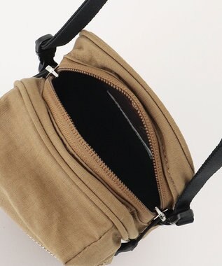 UNBILLION Otias N/CコーデュラRIP　ナイロン/コットンショルダーバッグ ブラウン