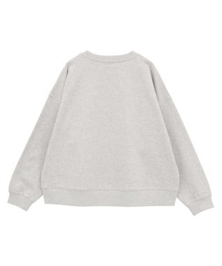 AMERICAN HOLIC 配色ライン裏毛プルオーバー Oatmeal