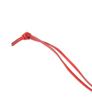 genten ダイヤカットワーク　小物入れ付ネックレス レッド