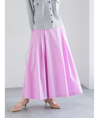 Te chichi タイプライタータックフレアスカート