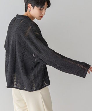 AMERICAN HOLIC Ｗポケットレースシャツ Black