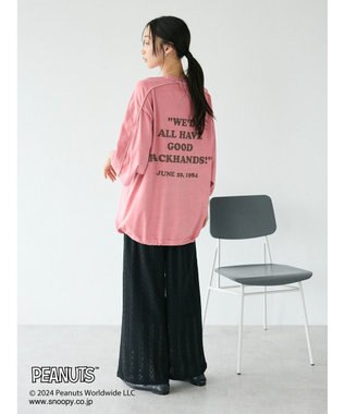 CRAFT STANDARD BOUTIQUE 【ユニセックス】PEANUTS/スヌーピー ゲームシャツTEE Pink