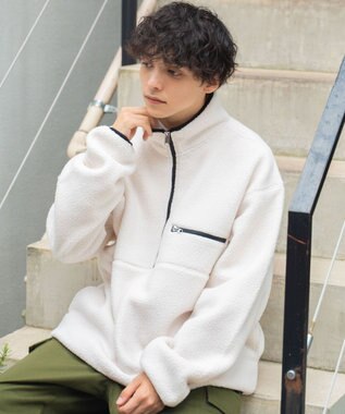 WEGO フリース ハーフZIPプルオーバー