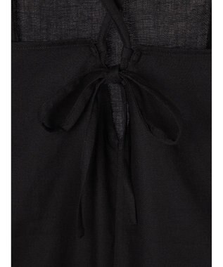 earth music&ecology リサイクルポリエステルブレンドキャミワンピース Black